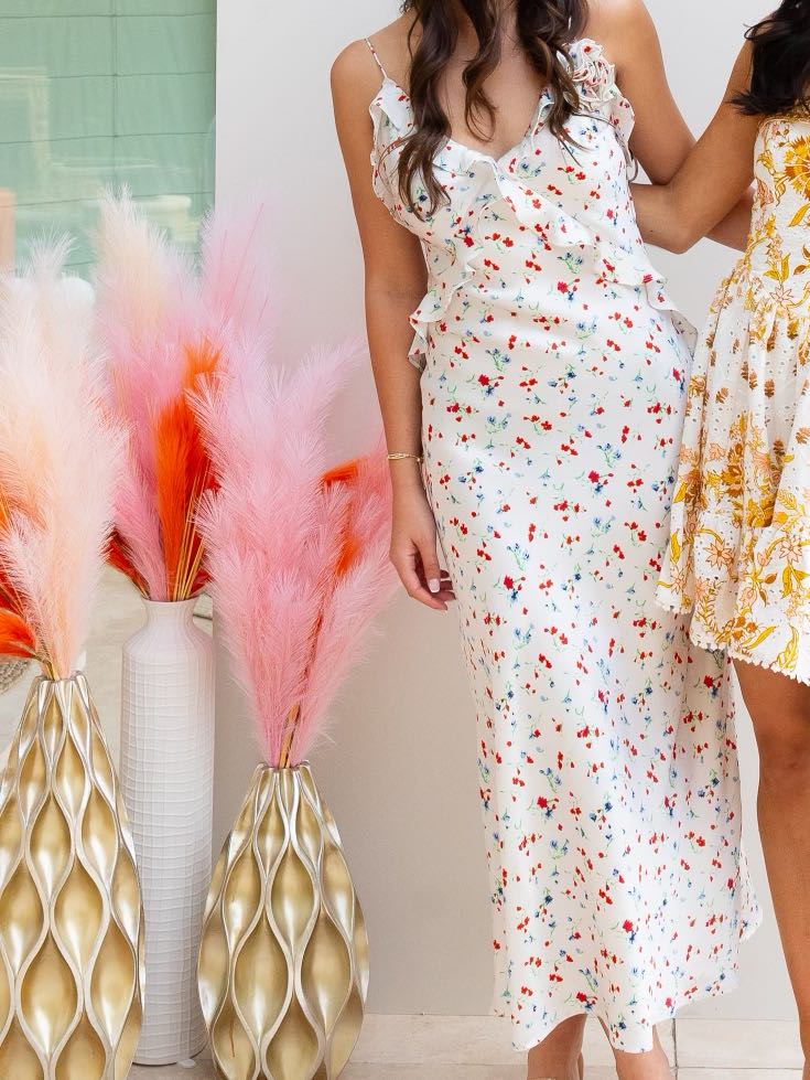 Midi floral dress