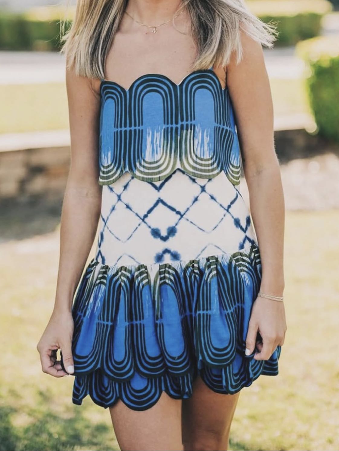 Blue Alexis dress