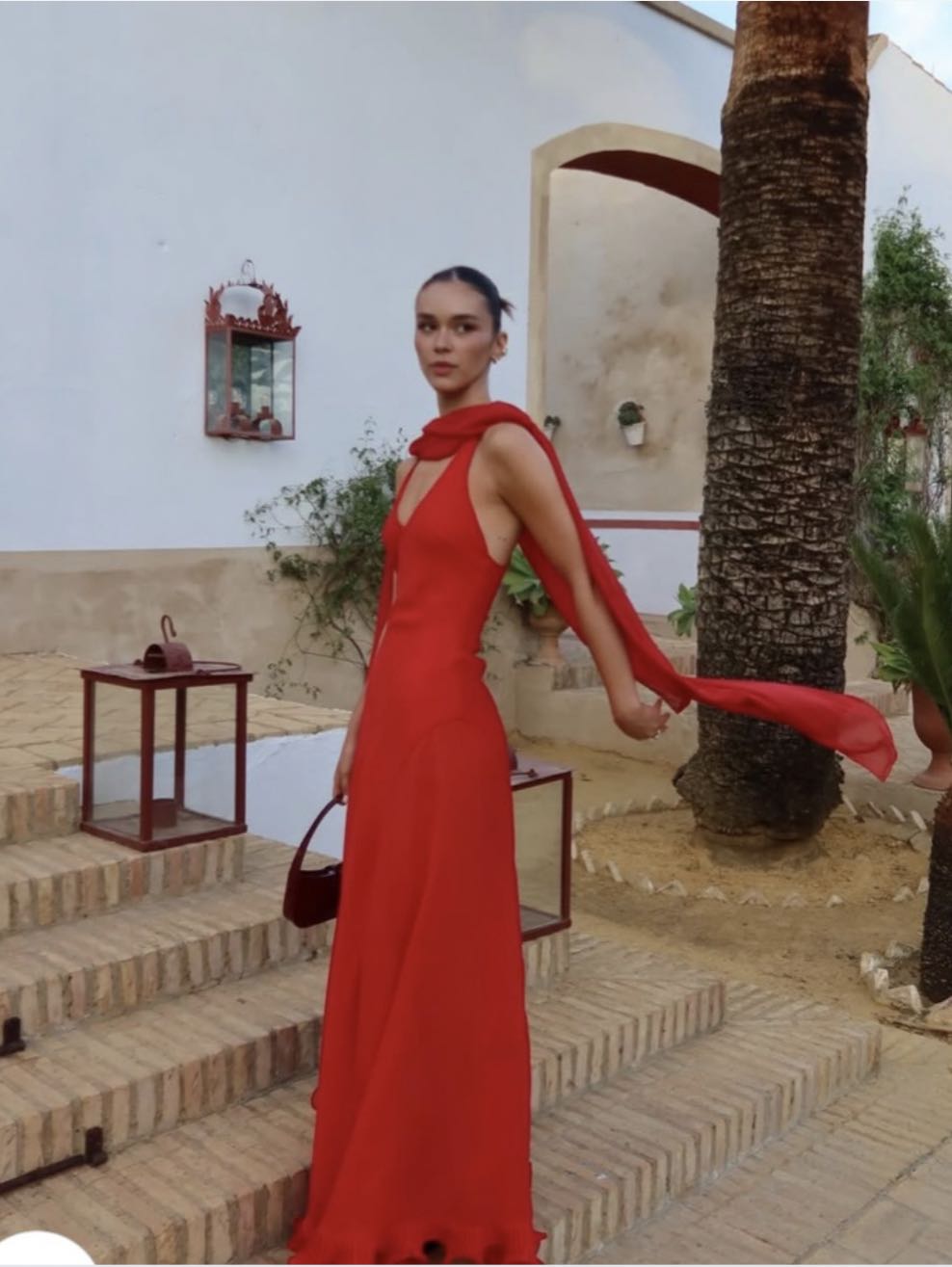 Red Evening Gown