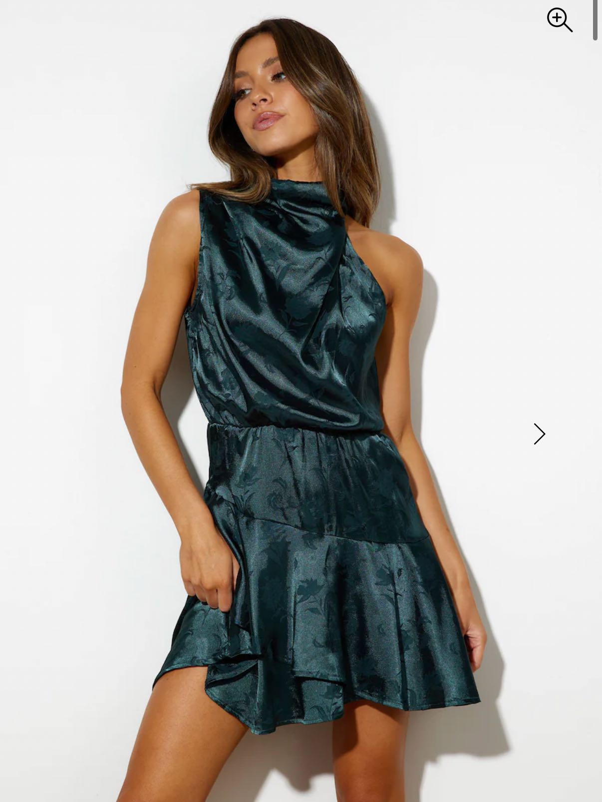 Satin Mini Dress