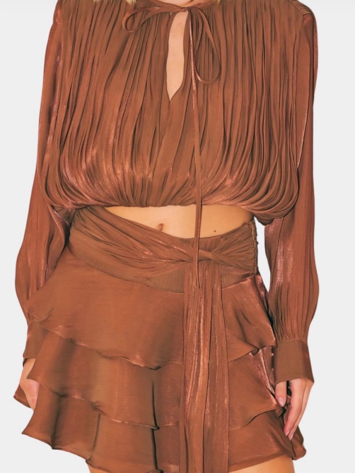 Two piece hemline set