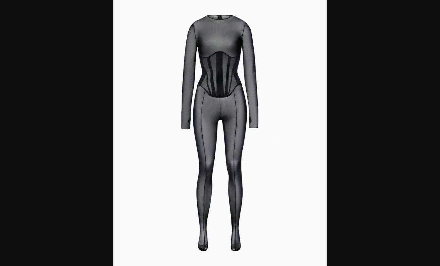 Khy Mesh Corset Catsuit