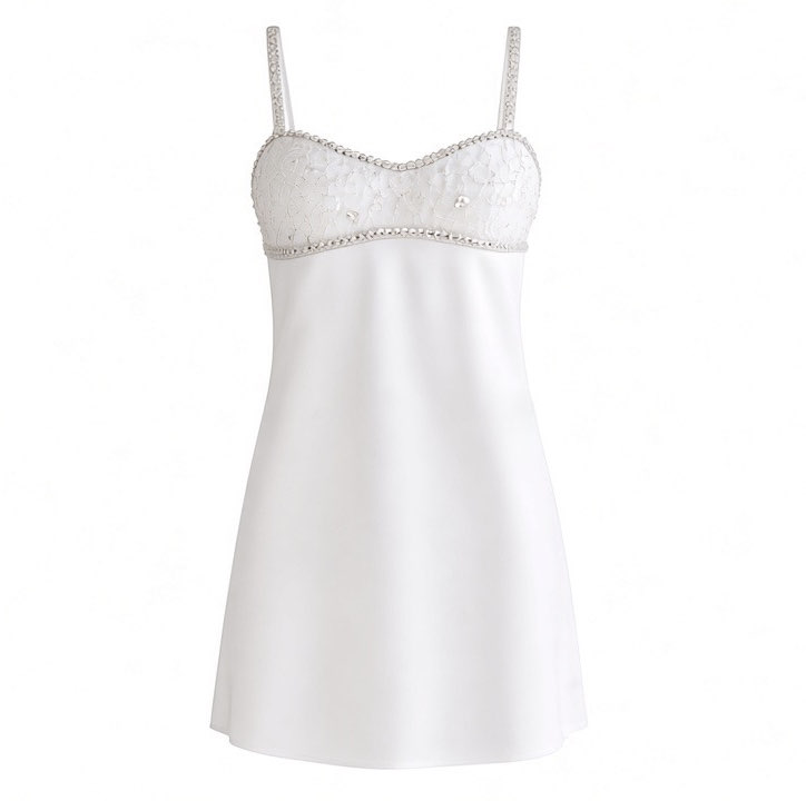 american threads Blair Embellished Mini Dress