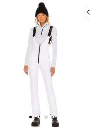 White Ski Bib Pants