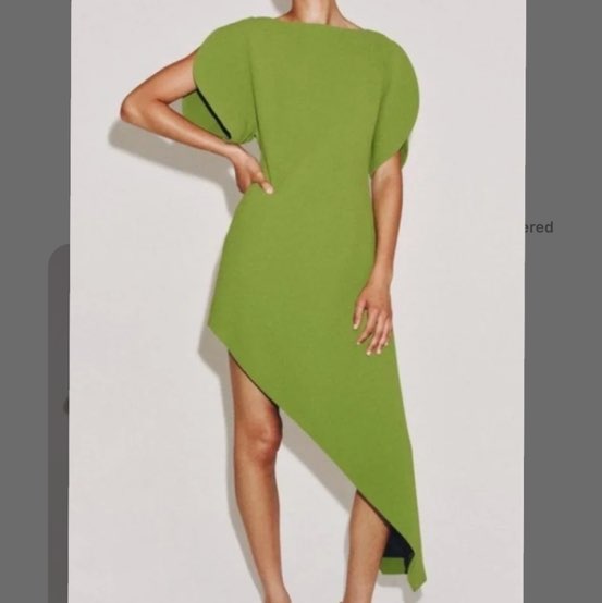 Zara Asymmetrical Midi Dress