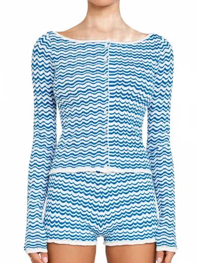 Amanda Uprichard Breezy Long Sleeve/Shorts Set