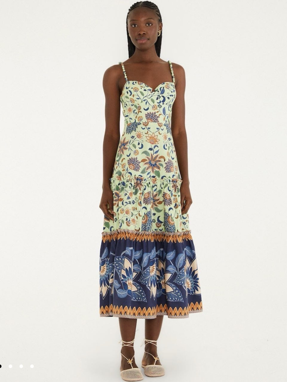 Farm Rio Floral Midi Dress