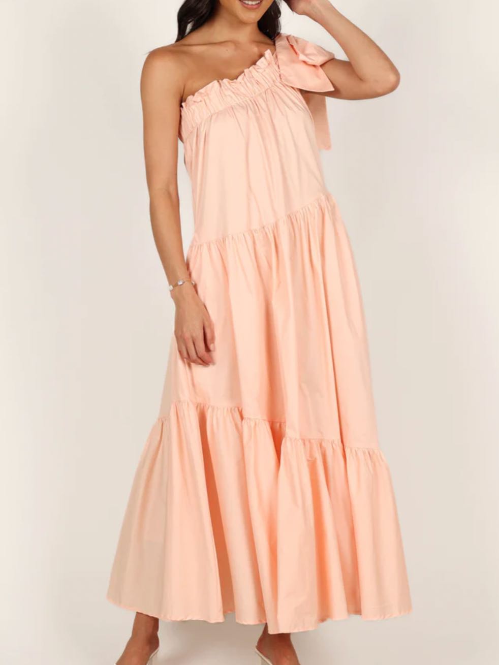 Peach Maxi Dress !