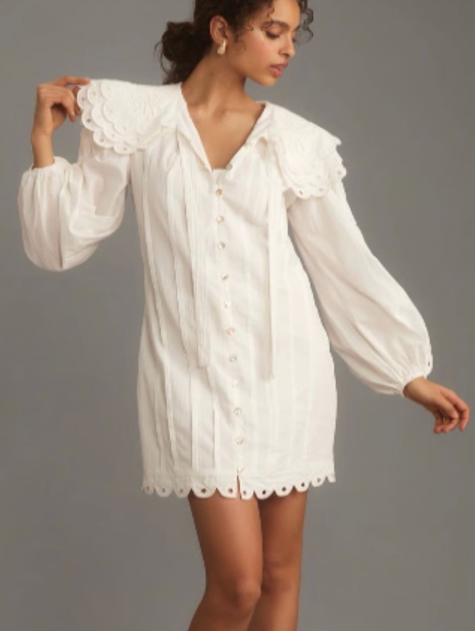 Farm Rio White Mini Dress