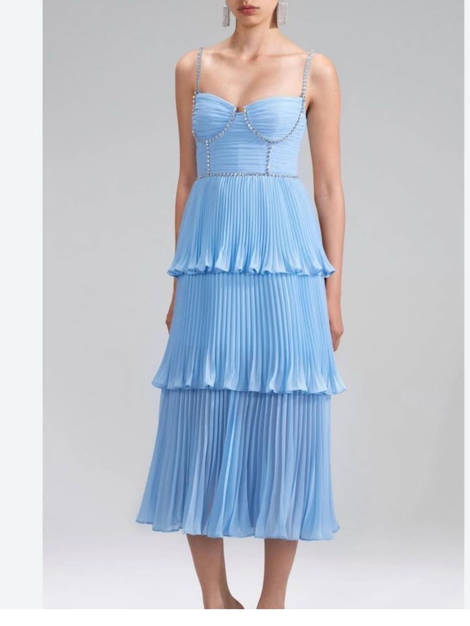 Self portrait midi dress