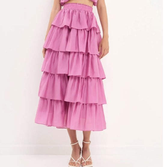 Endless rose Kang kang midi skirt