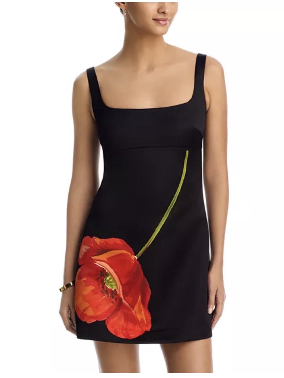 Black mini dress