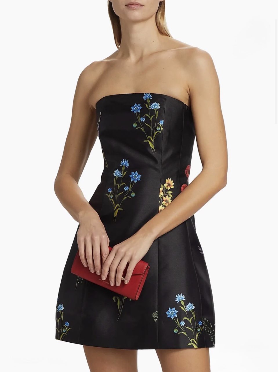 Sachin and Babi allana dress in black floral