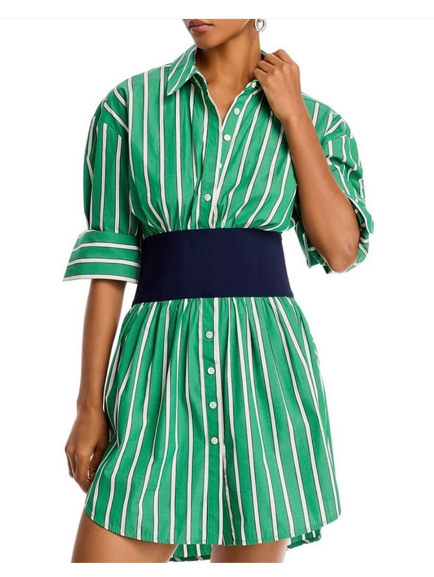 Button up mini dress