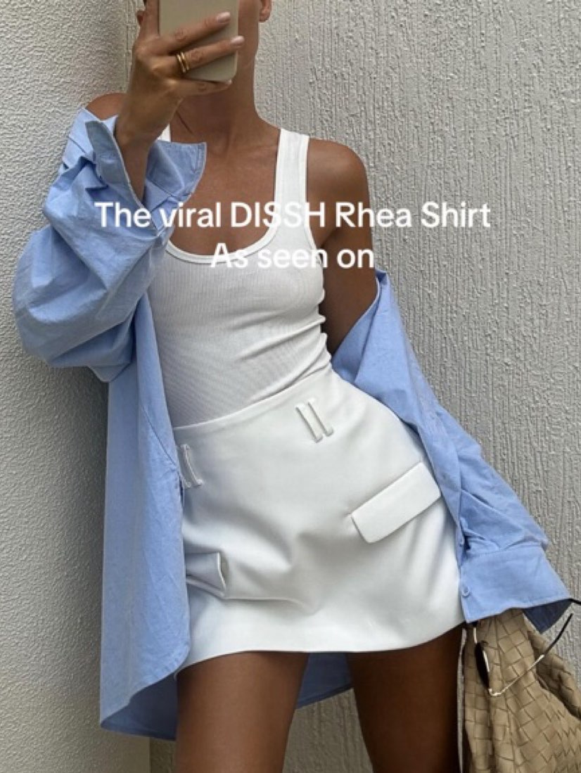 White Structured Mini Skirt