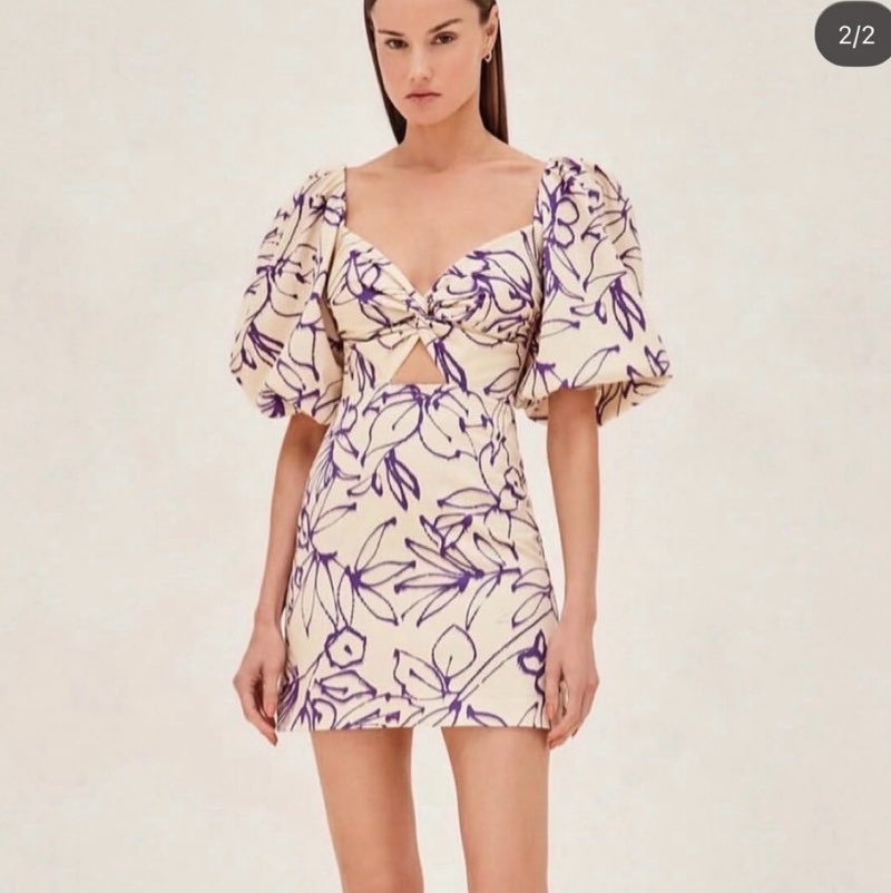 Alexis Ana Puff Sleeve mini