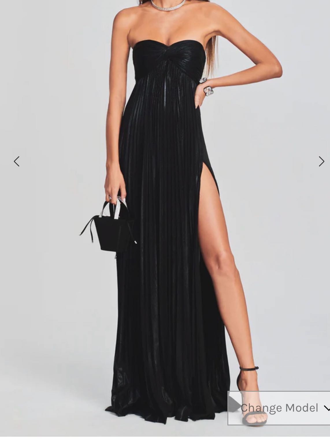 Retrofete Black Maxi Dress