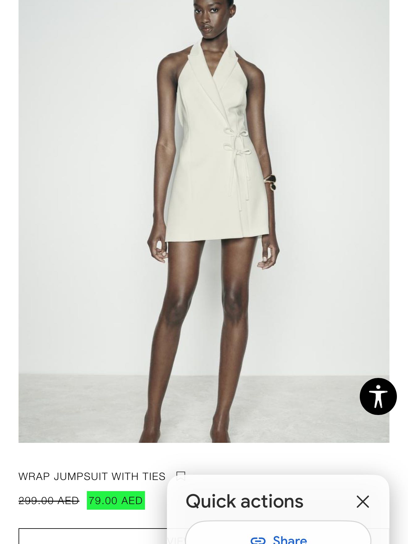 Zara white dress