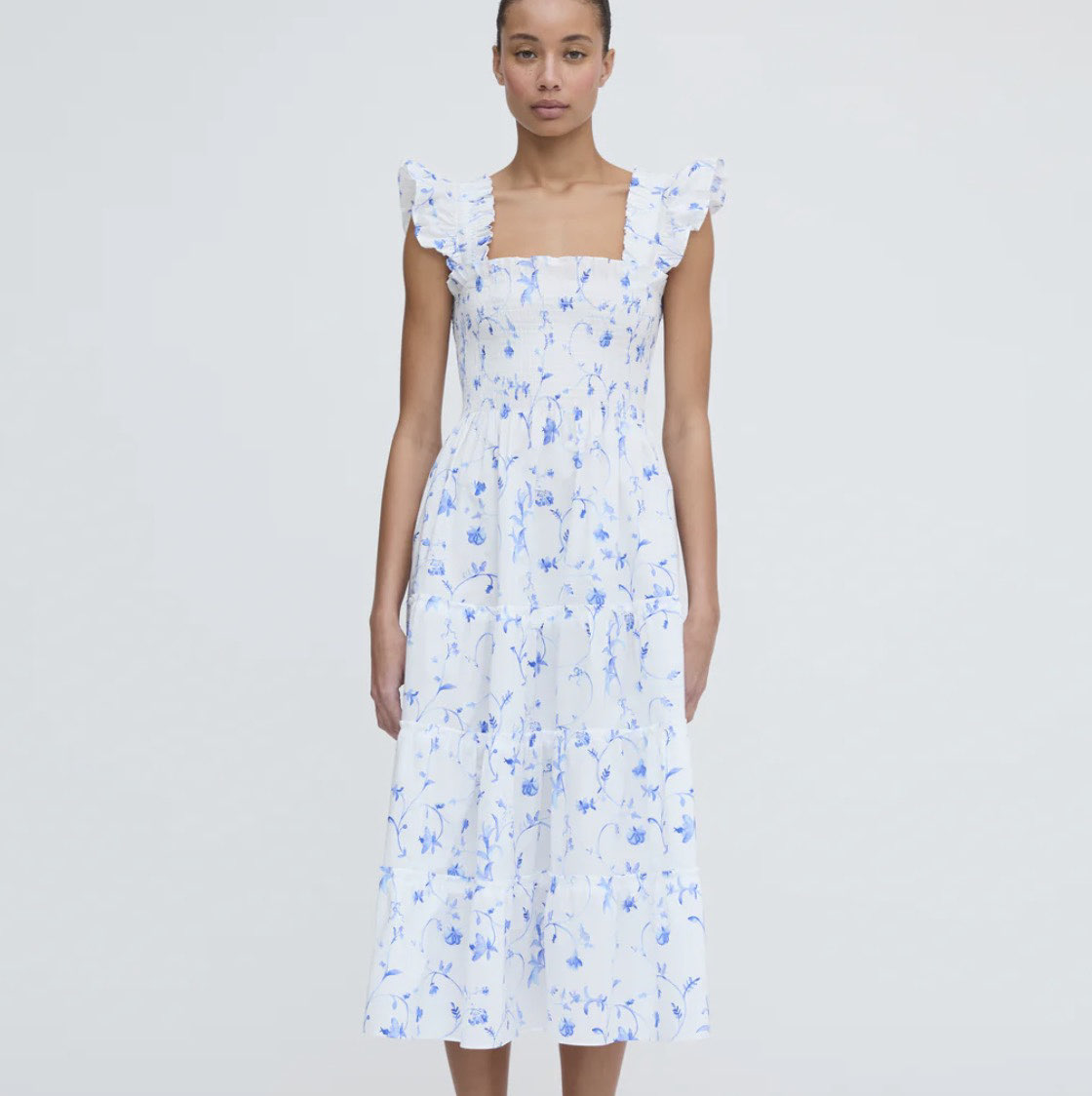 Hill House The Ellie Nap dress - Blue Botanical