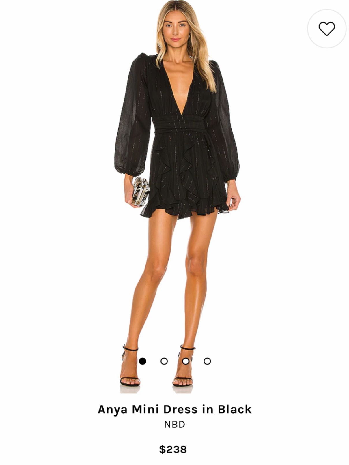 Anya Minu Dress in Black