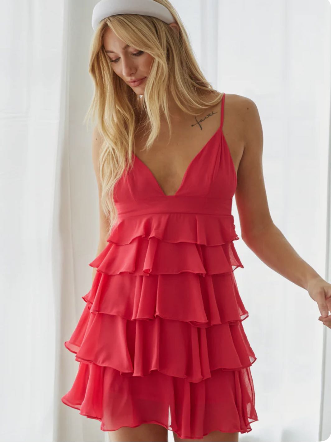 Aria Tiered Ruffle Mini Dress