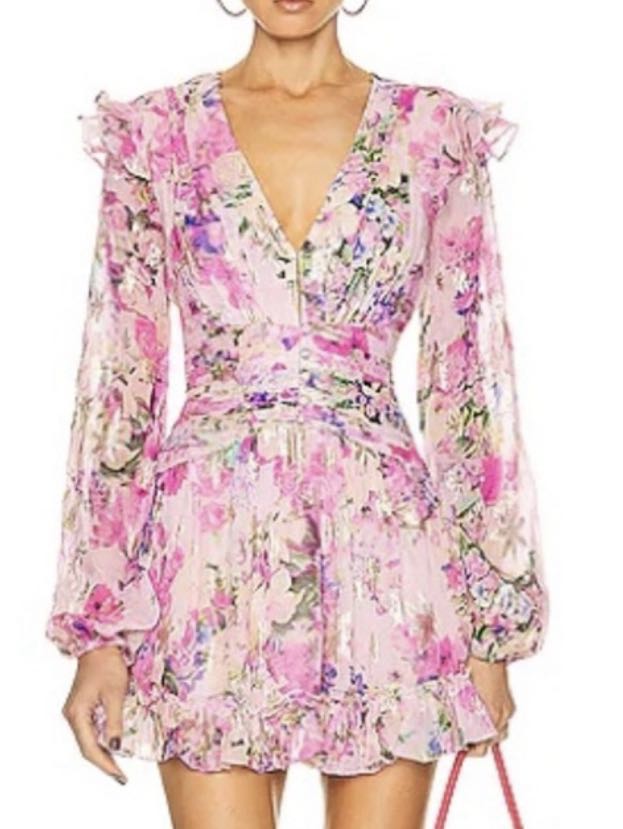 Rococo Sands Mist Mini Dress in Pink