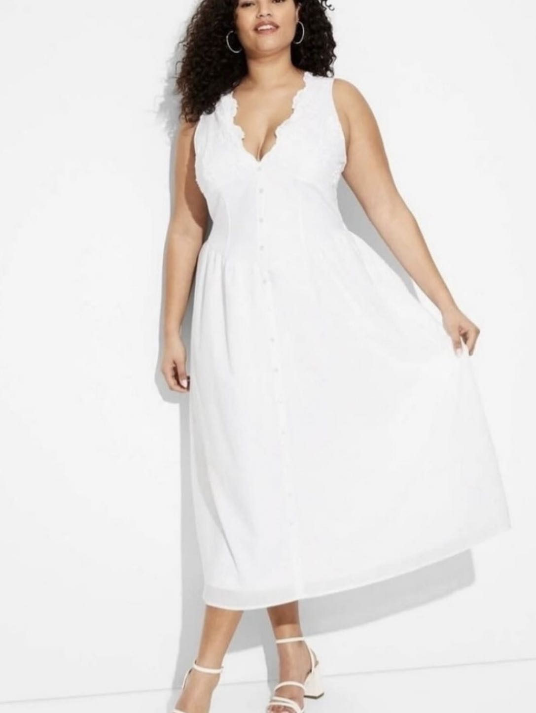 Eyelet dress