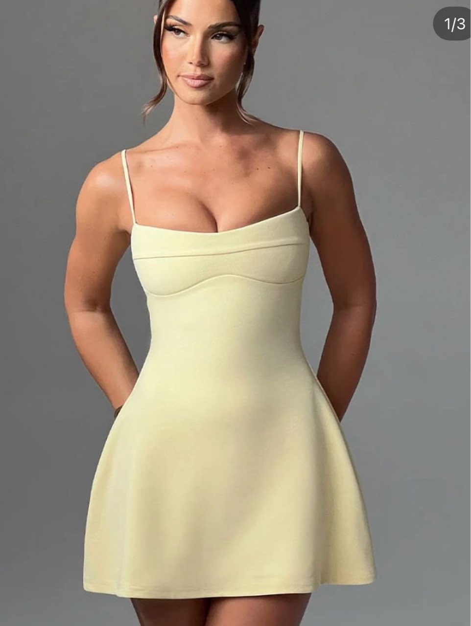 Dakota Mini Dress - Lemon