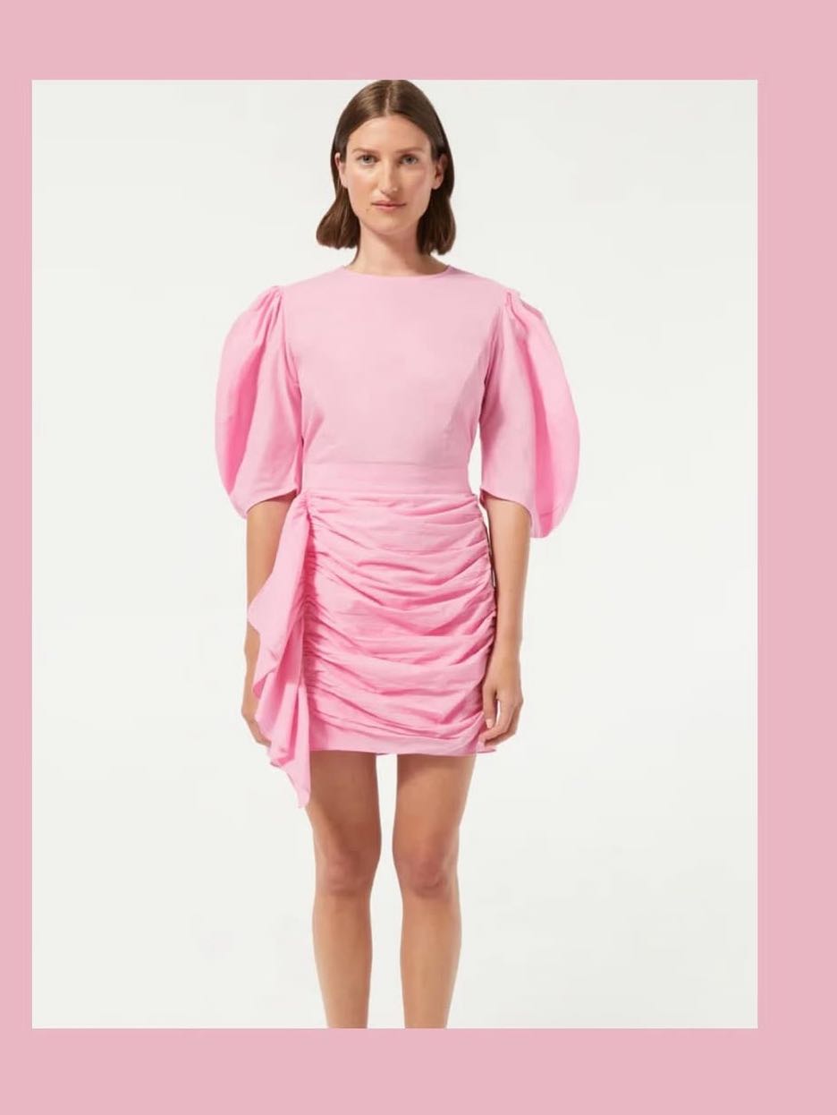 Puff sleeve dress