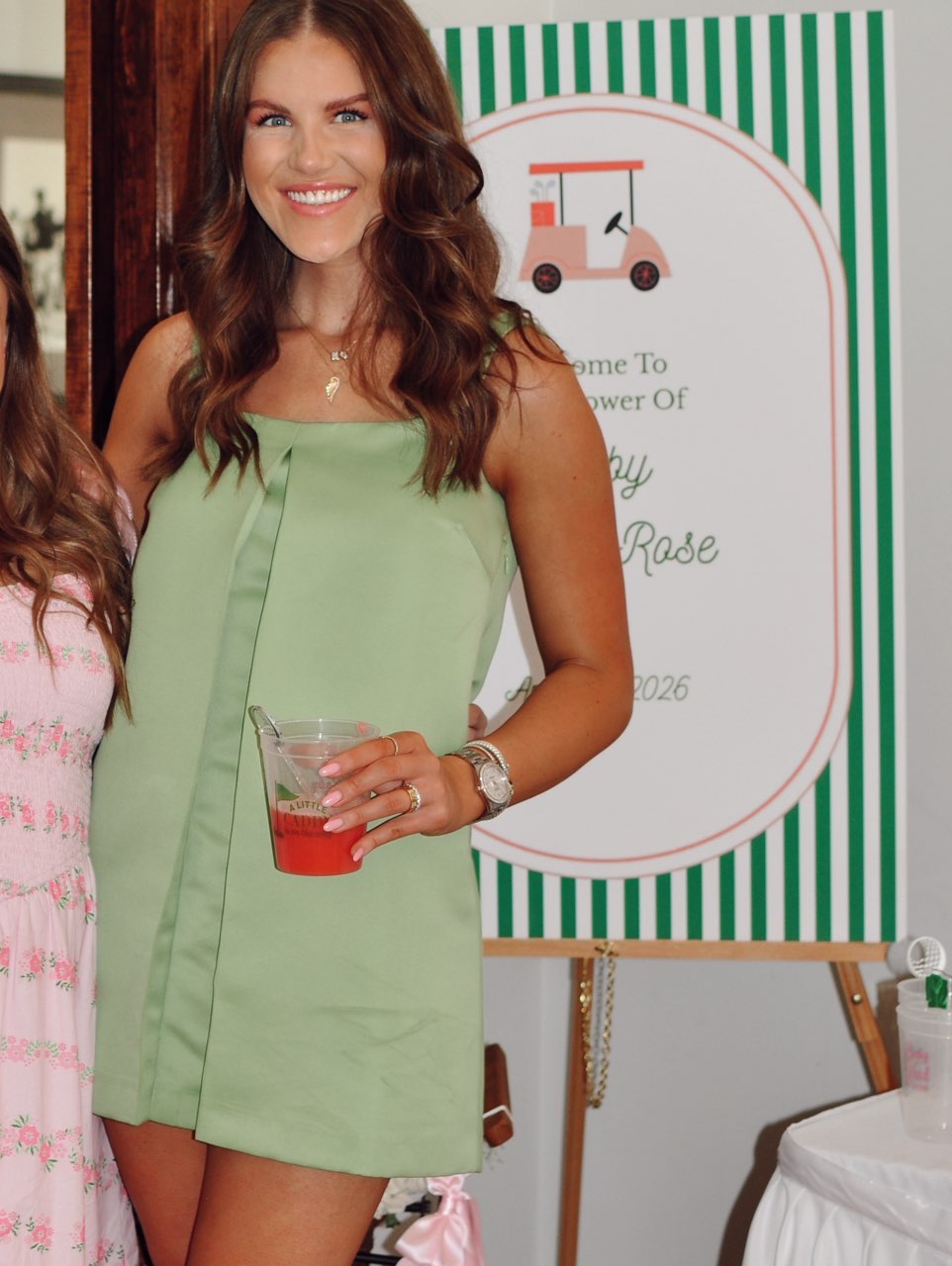 Hill house mini green dress