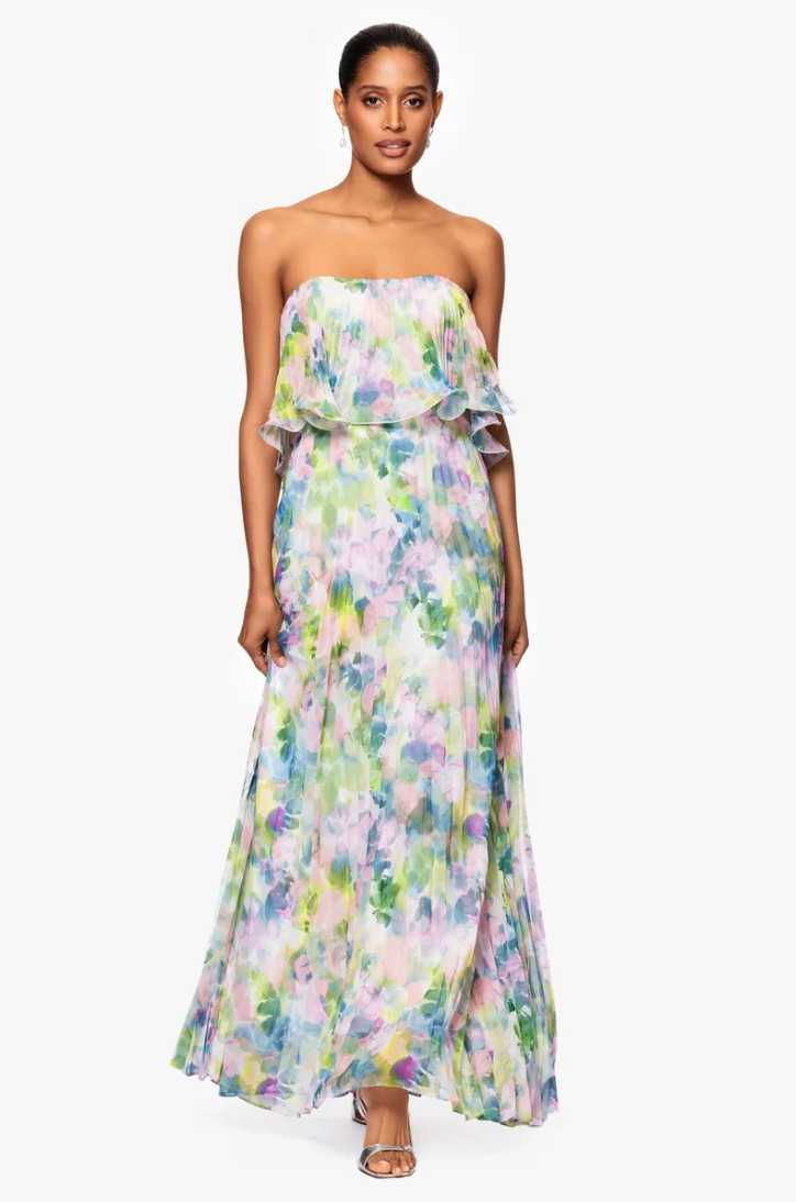 floral formal dress