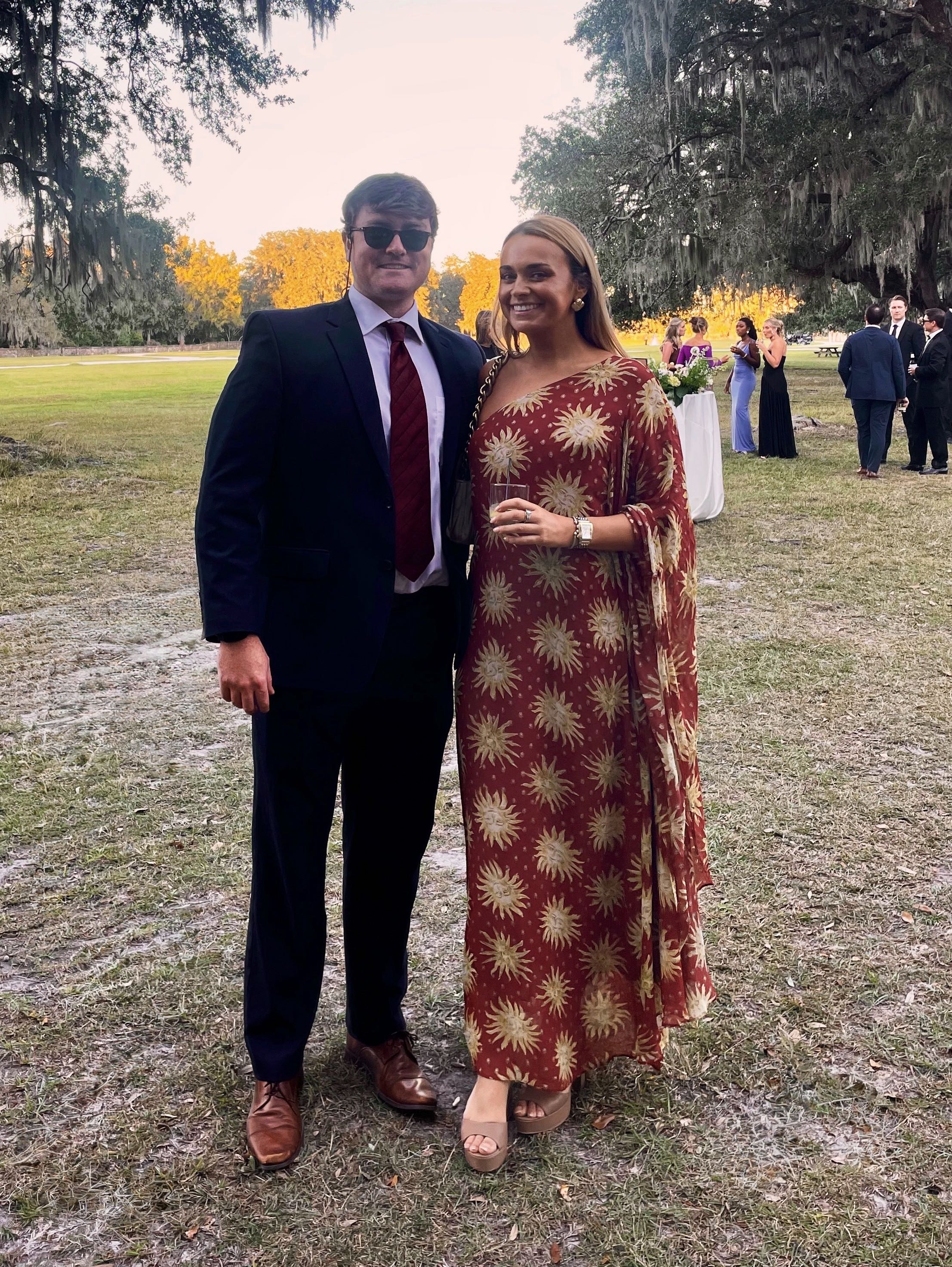 Rixo Sunshine Ochre Liza Caftan