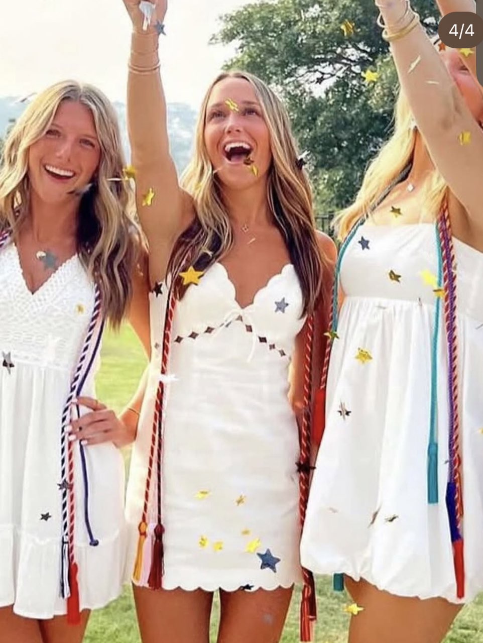 White Scalloped Cutout Mini Dress