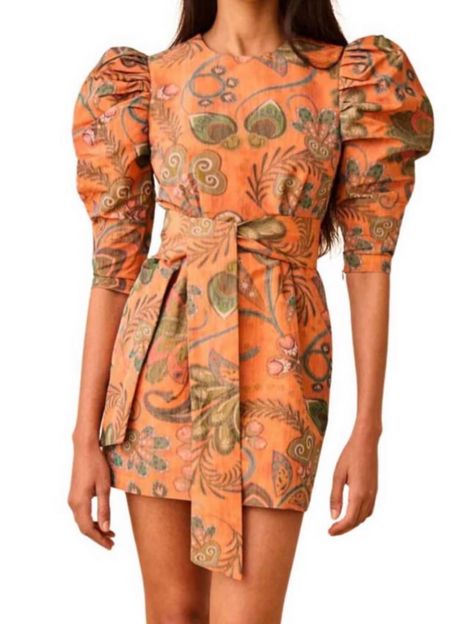 Orange Mini dress