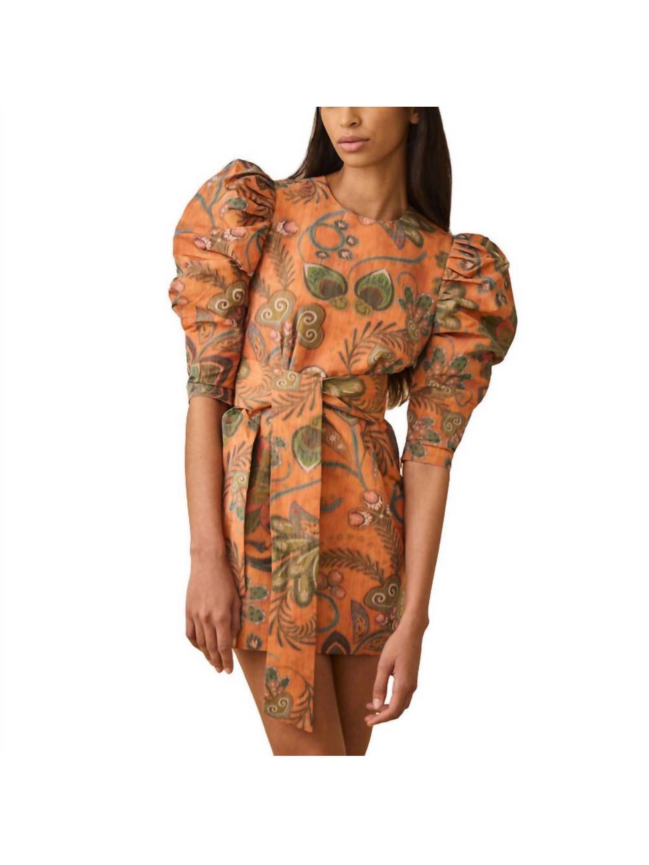 Orange dress