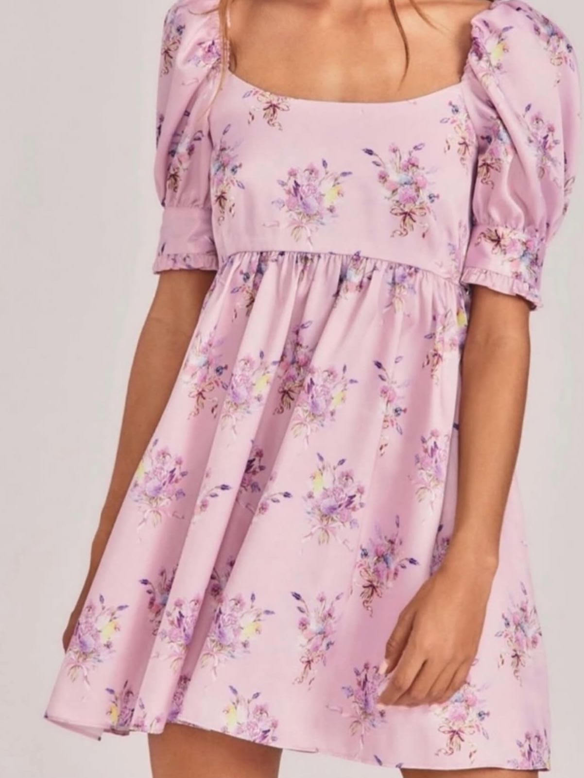 Floral Purple Mini dress