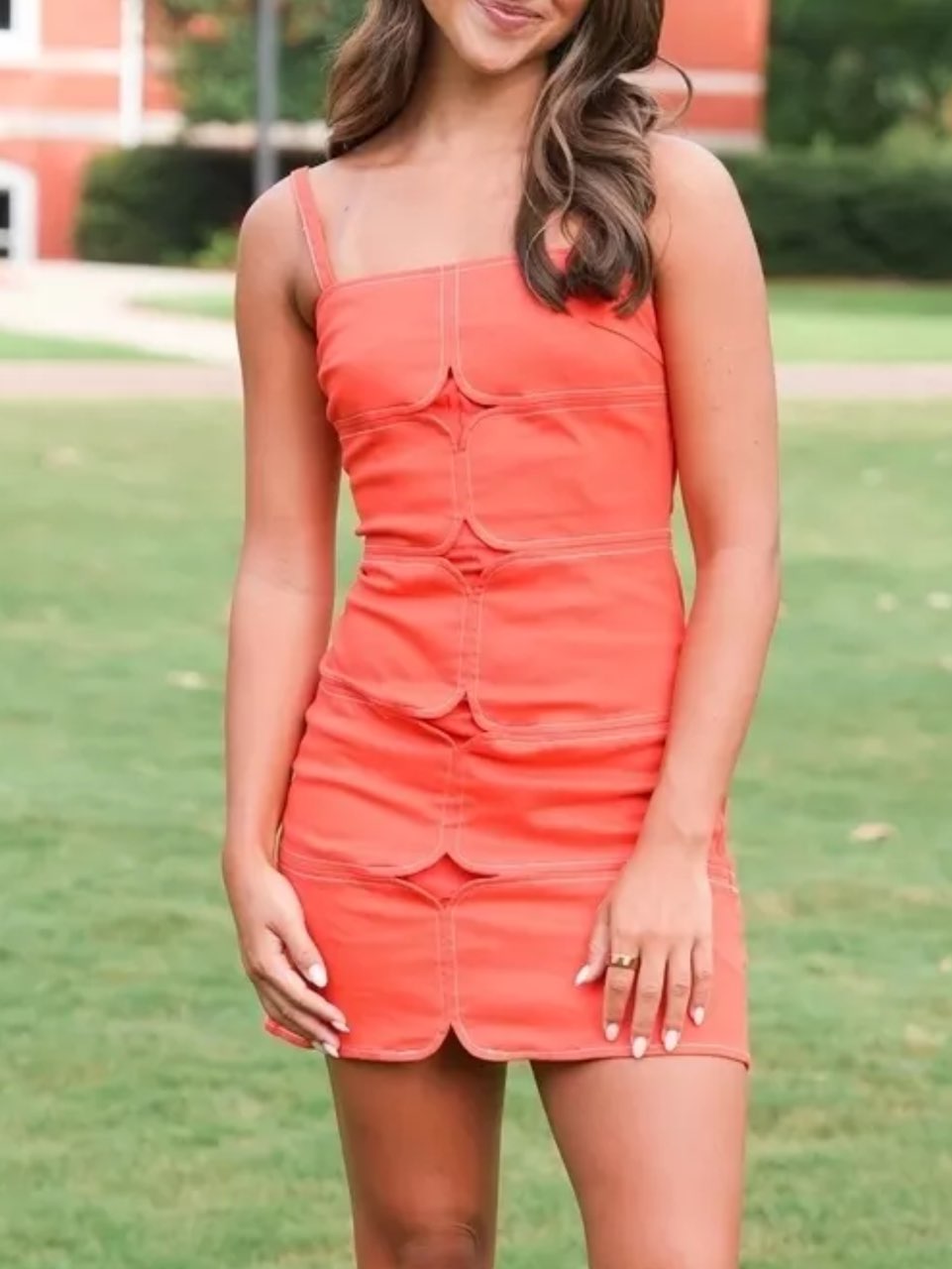 Orange Gameday Dress