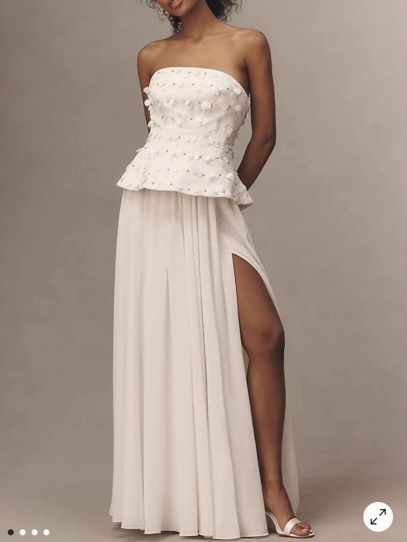 White maxi gown!
