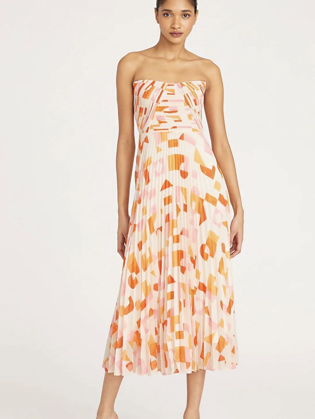Mosey Pleated Gown