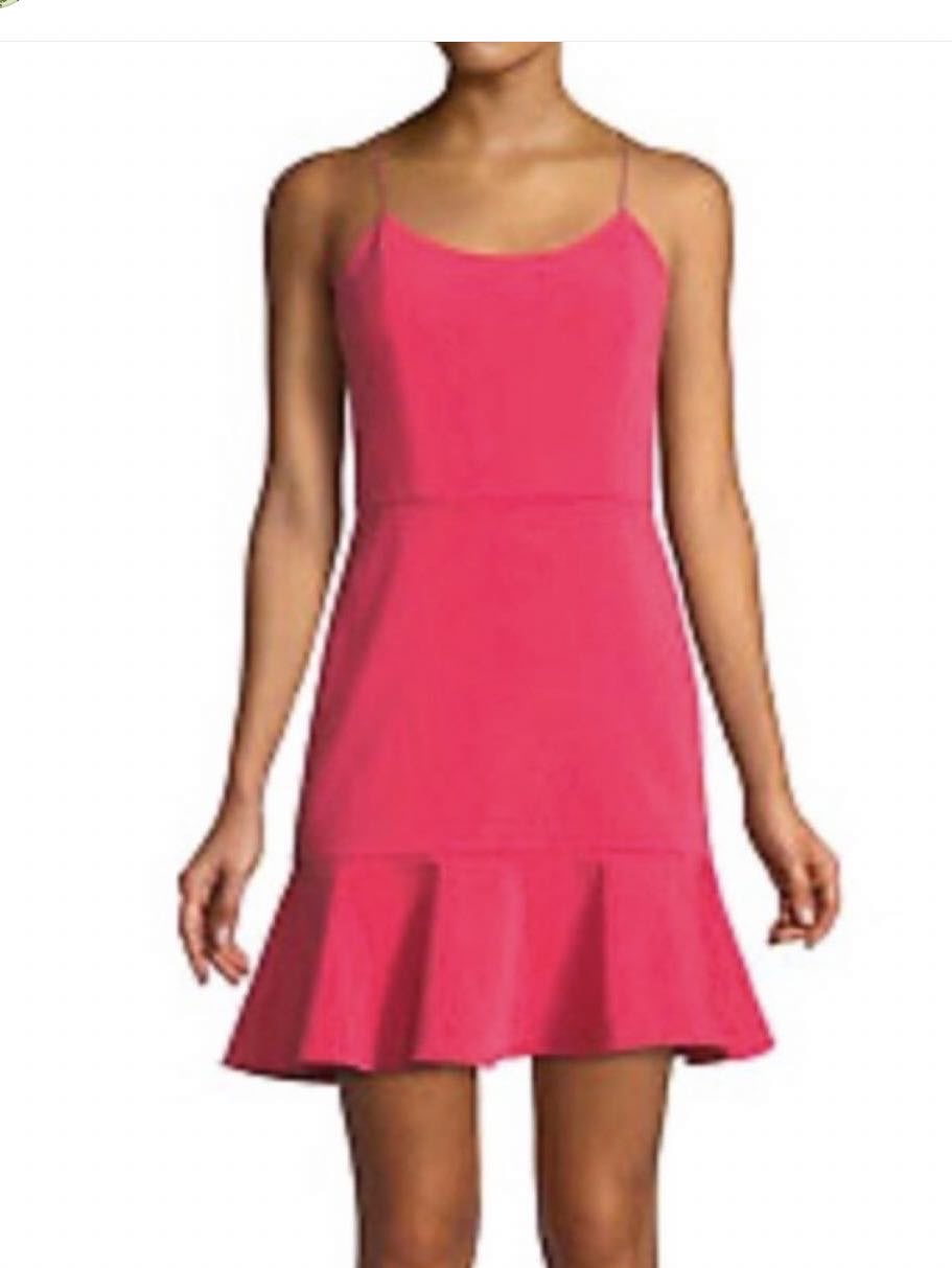 Alice + Olivia Ruffle Hem Dress