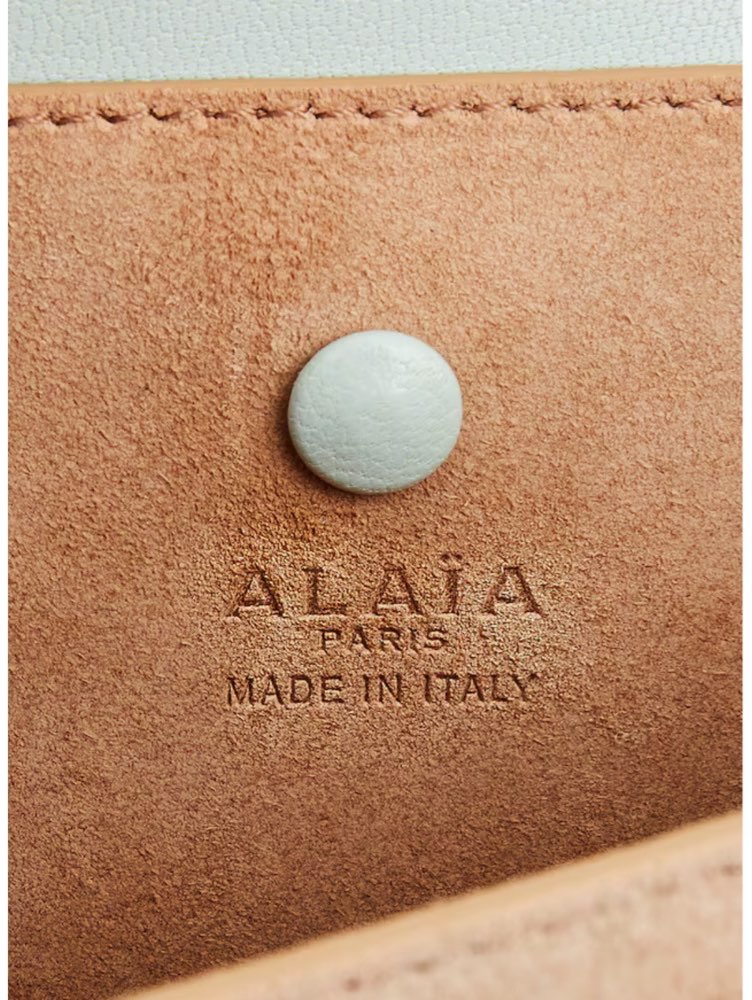 Alaïa Mint Green Leather Shoulder Bag