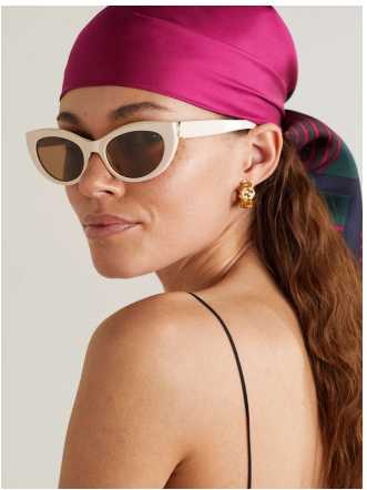 Gold Interlocking G Hoop Earrings
