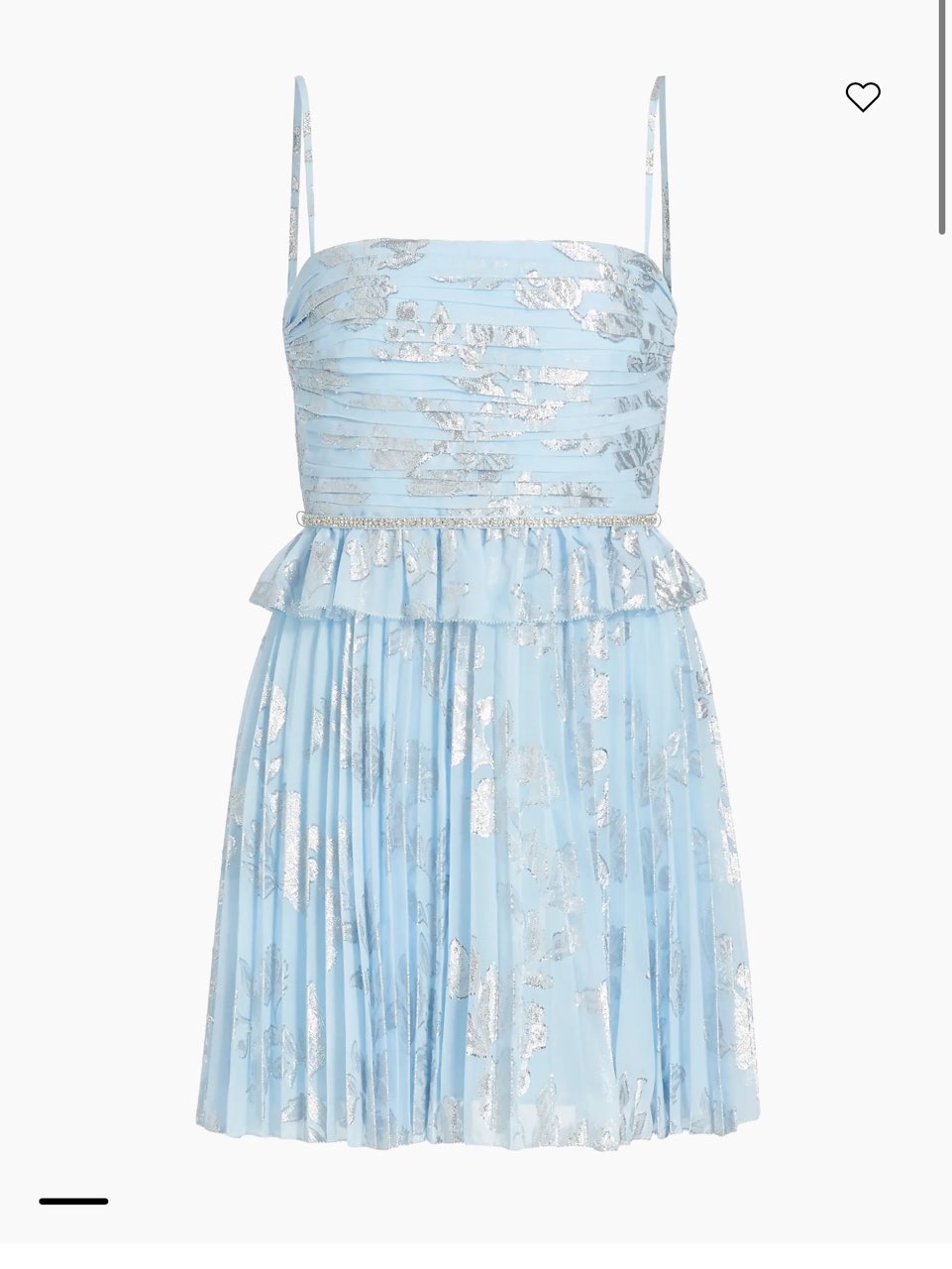 Self-Portrait Blue Mini Dress
