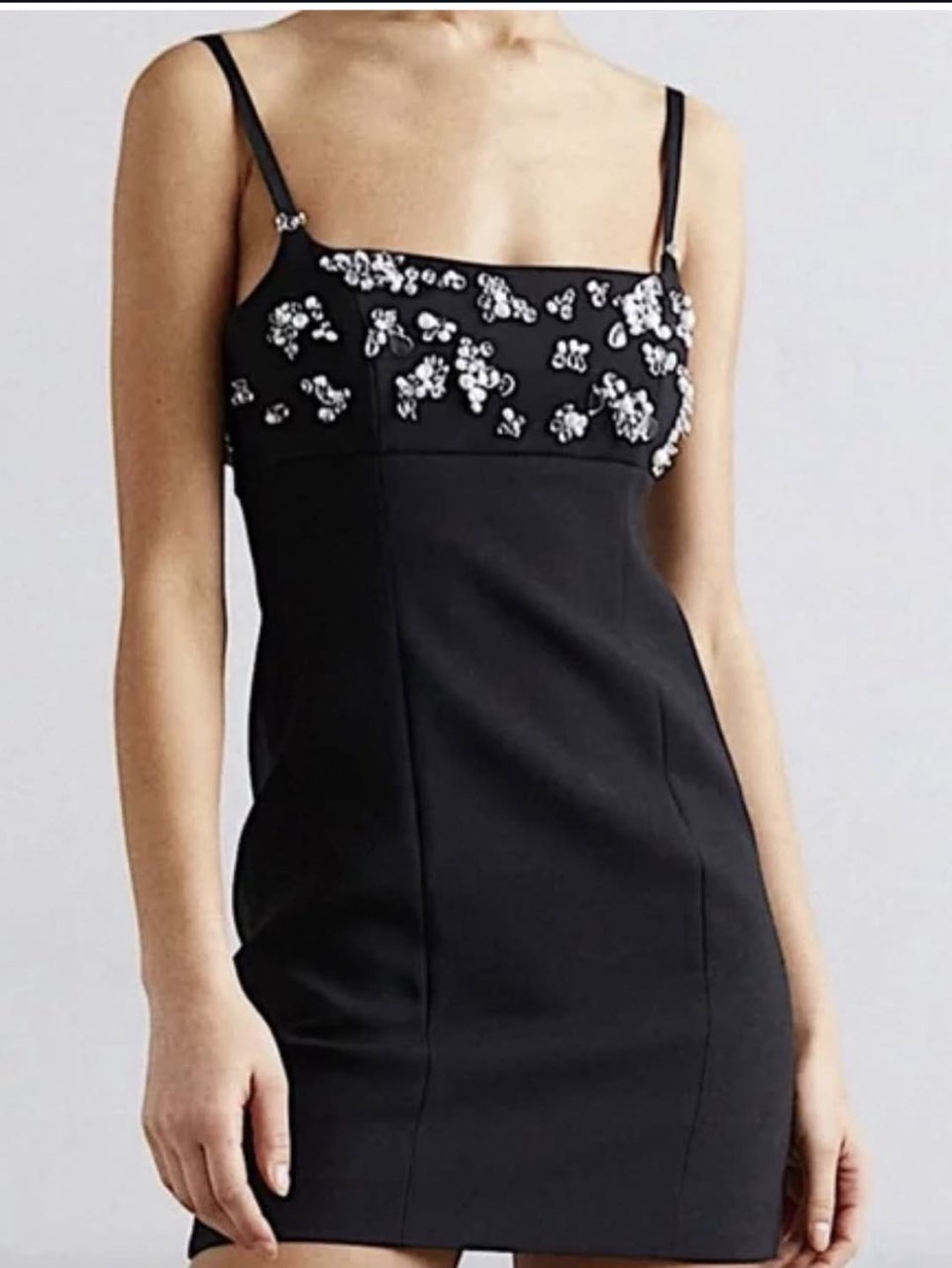 Cinq a sept spencer beaded mini dress