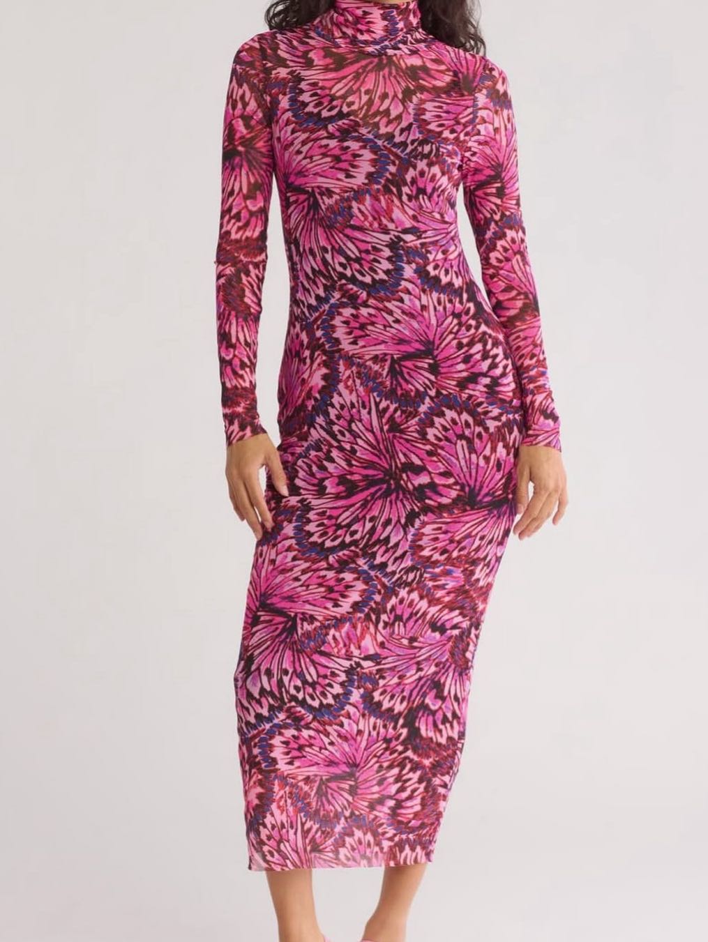 Long mesh dress (comes with slip underneath)