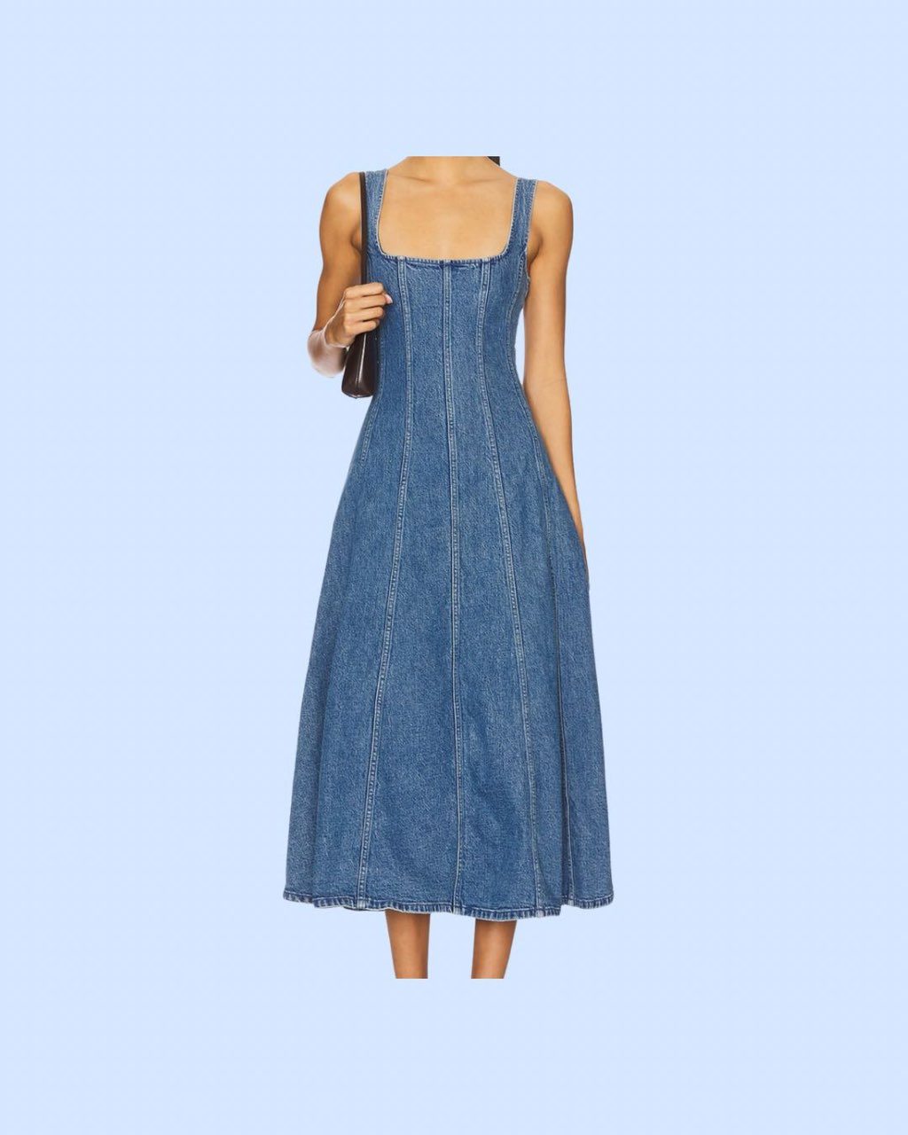 Show Me Your Mumu Prim denim midi dress