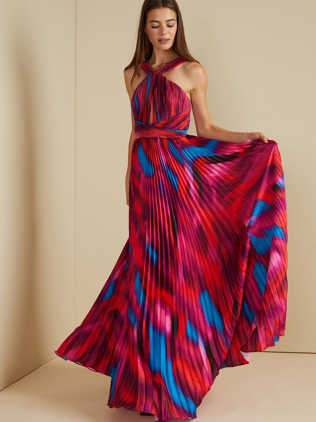 Amur Lindley Halter Gown