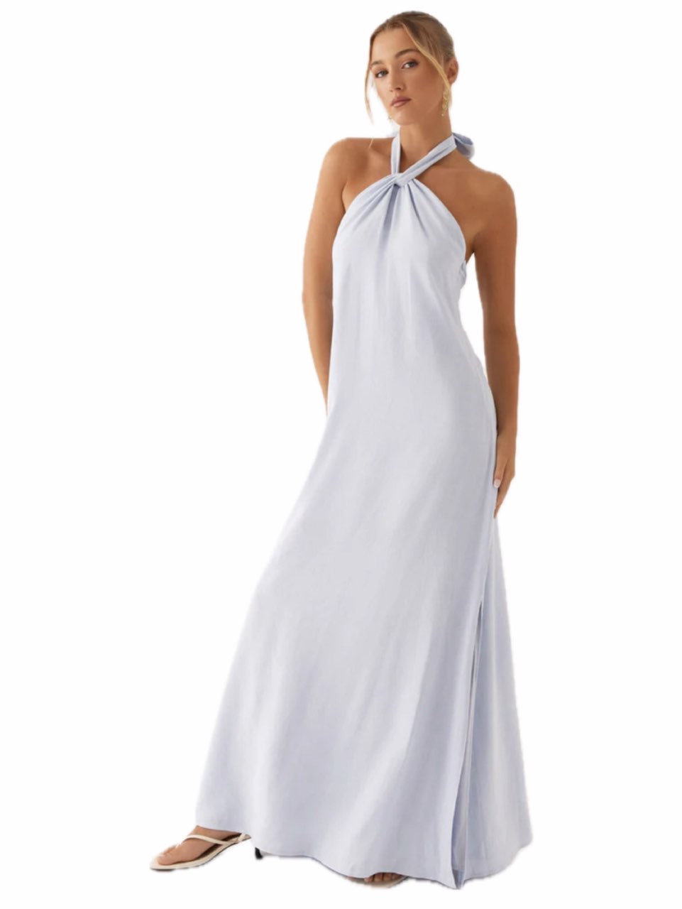 Golden child linen maxi dress