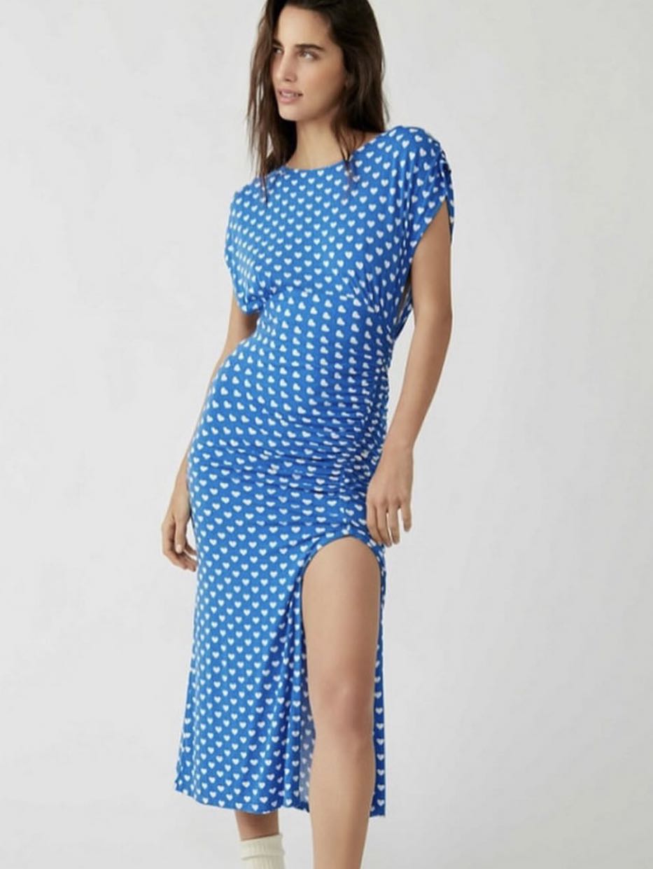 Free people blue Hearts Dress
