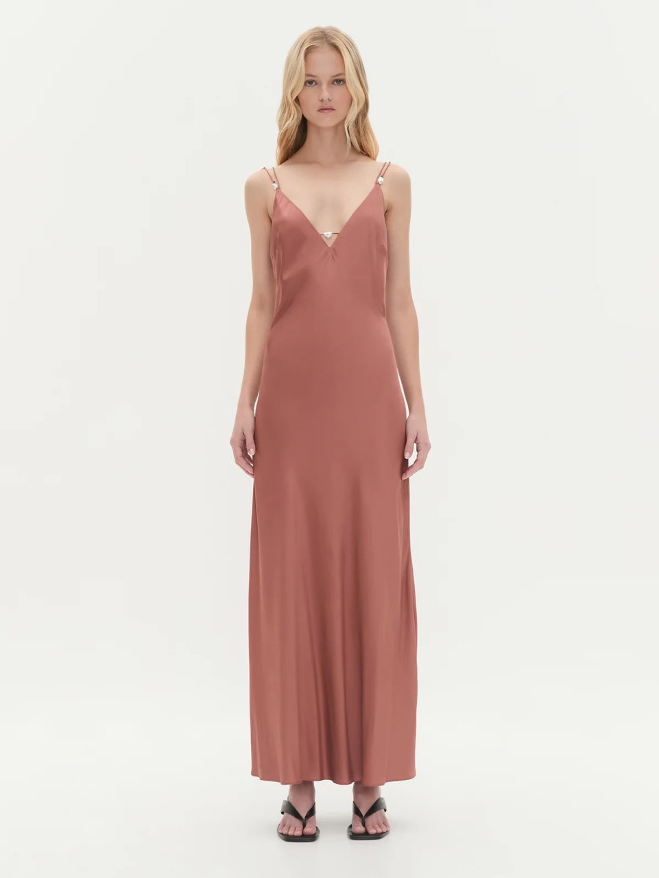 Long brown dress